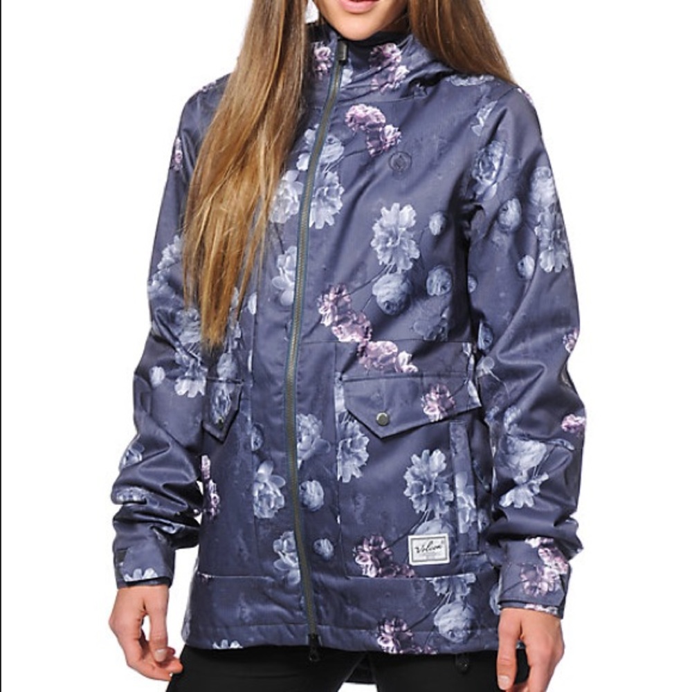 Volcom Era floral snowboard jacket
